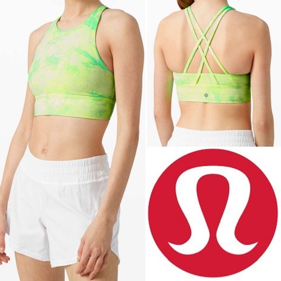 🦊 Lululemon Energy Bra High Neck Long Line​​ - Picture 1 of 5